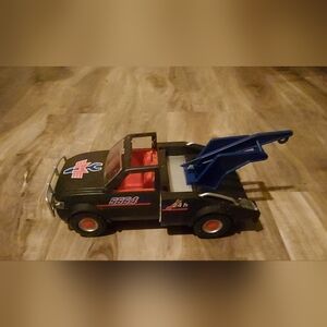**3 Listings For $20**   Black and Red Tow Truck with Towing Mechanism